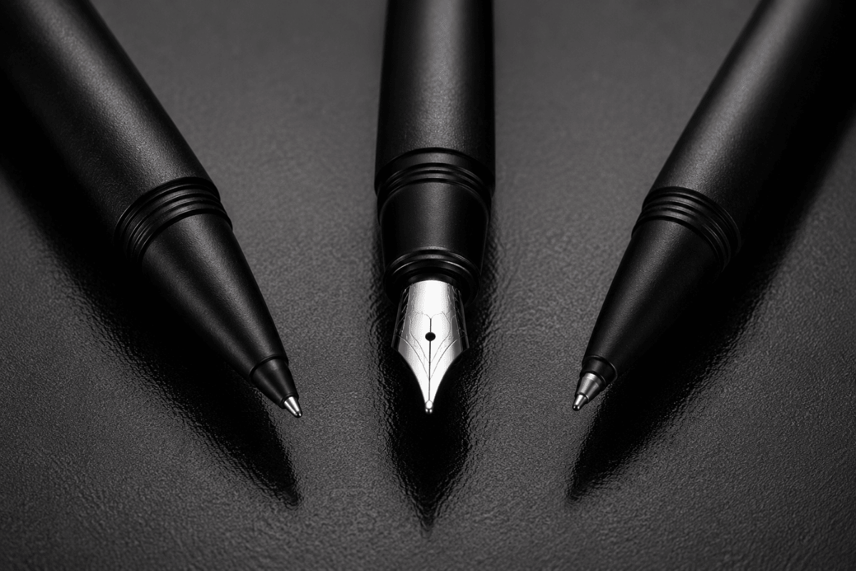 Types of Pens: Ballpoint vs Rollerball vs Fountain Pen - novium