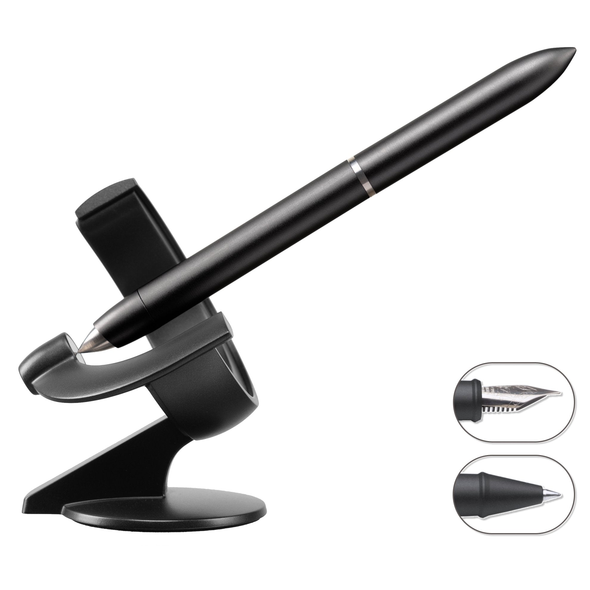 black fountain and rollerball pen 2-in1 hoverpen future#45031769571631